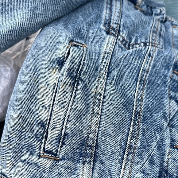 FREE PEOPLE ⭐️ jean jacket - Picture 10 of 11